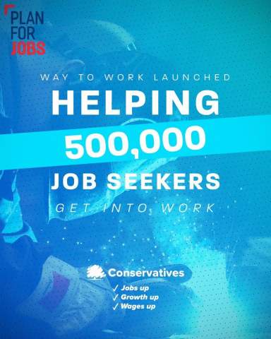New jobs mission to get 500,000 into work